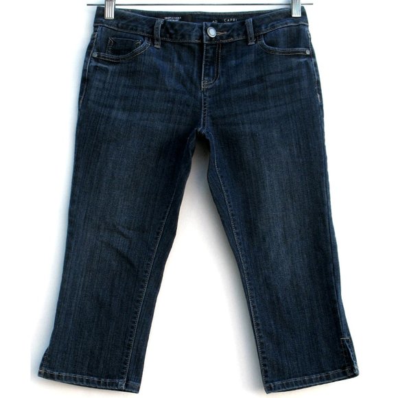 Simply Vera Vera Wang Capri Mid Rise Tag Sz 6P - Picture 2 of 7